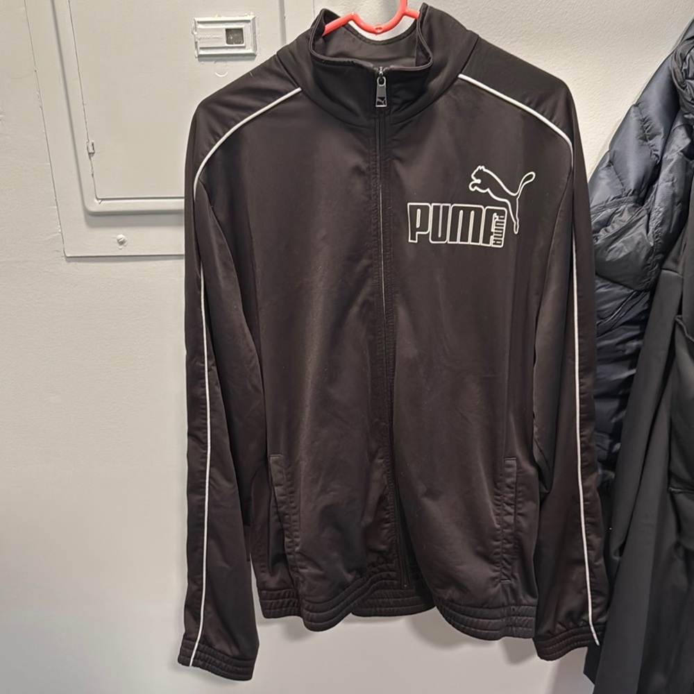 Puma Black Logo Track Jacket